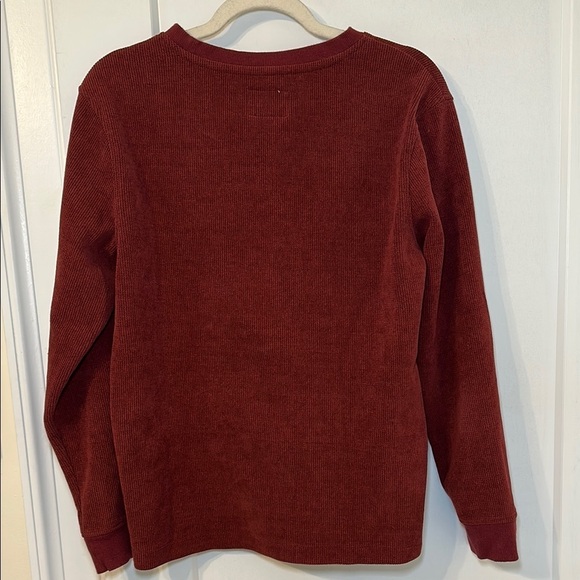 Goodfellow & Co Red Crewneck Sweater Classic Knit - Picture 4 of 5